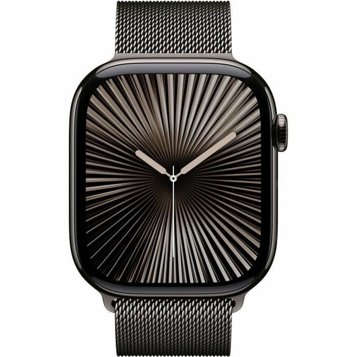 Apple Watch Series 10 GPS + Cellular 46 mm Titanio Pizarra con Correa Milanese Loop Pizarra M/L Apple Watch Series 10 GPS + Cellular 46 mm Titanio Pizarra con Correa Milanese Loop Pizarra M/L
