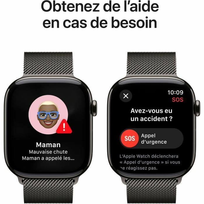 Apple Watch Series 10 GPS + Cellular 46 mm Titanio Pizarra con Correa Milanese Loop Pizarra M/L Apple Watch Series 10 GPS + Cellular 46 mm Titanio Pizarra con Correa Milanese Loop Pizarra M/L