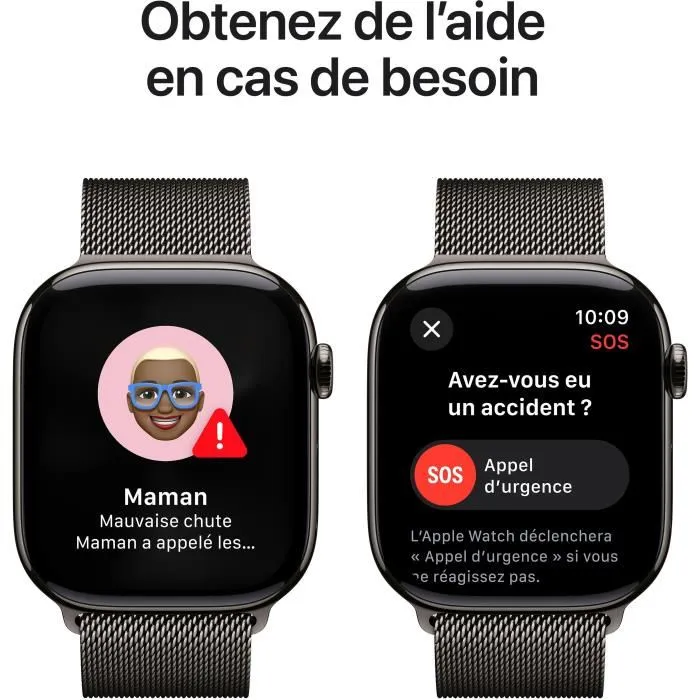 Apple Watch Series 10 GPS + Cellular 46 mm Caja Titanio Pizarra Correa Milanese Loop Pizarra M/L WAT10CEL46SLALOO Apple Watch Series 10 GPS + Cellular 46 mm Caja Titanio Pizarra Correa Milanese Loop Pizarra M/L WAT10CEL46SLALOO