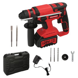 WOLFPACK LINEA PROFESIONAL Martillo SDS PLUS 20V con Batería 4.0 Ah