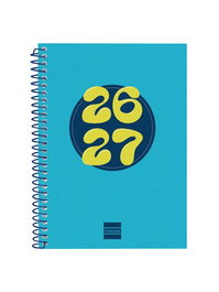 Finocam Agenda Escolar Catalan Cool 2026-27 Espiral Azul