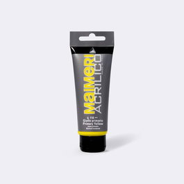 MAIMERI Set de 3 Pintura Acrílica Amarillo Primario 75 ml (tubo)
