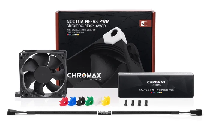 NOCTUA NF-A8 PWM chromax.black 80mm Negro