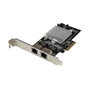 StarTech.com Tarjeta de Red PCI Express Gigabit Ethernet con 2 Puertos RJ45 Chipset Intel i350 ST2000SPEXI
