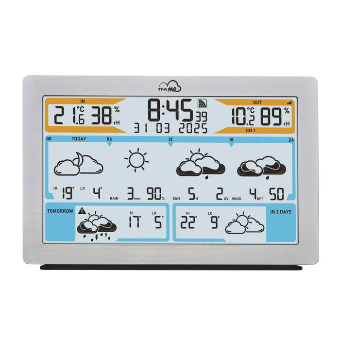 TFA TFA.me 35.8100.54 WiFi Weather Station Silver / Black TFA TFA.me 35.8100.54 WiFi Weather Station Silver / Black
