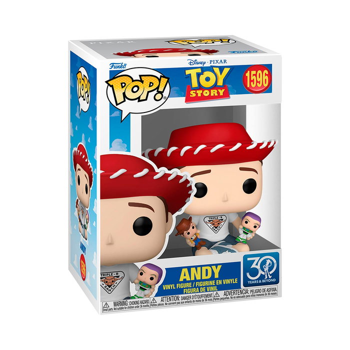 Funko Pop! 86273 Andy - Toy Story 30° Aniversario Figura de Colección Edición Especial Disney Pixar Funko Pop! 86273 Andy - Toy Story 30° Aniversario Figura de Colección Edición Especial Disney Pixar