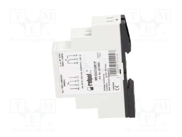 RELPOL MR-EU31UW1P Relé de monitorización de tensión 230V AC