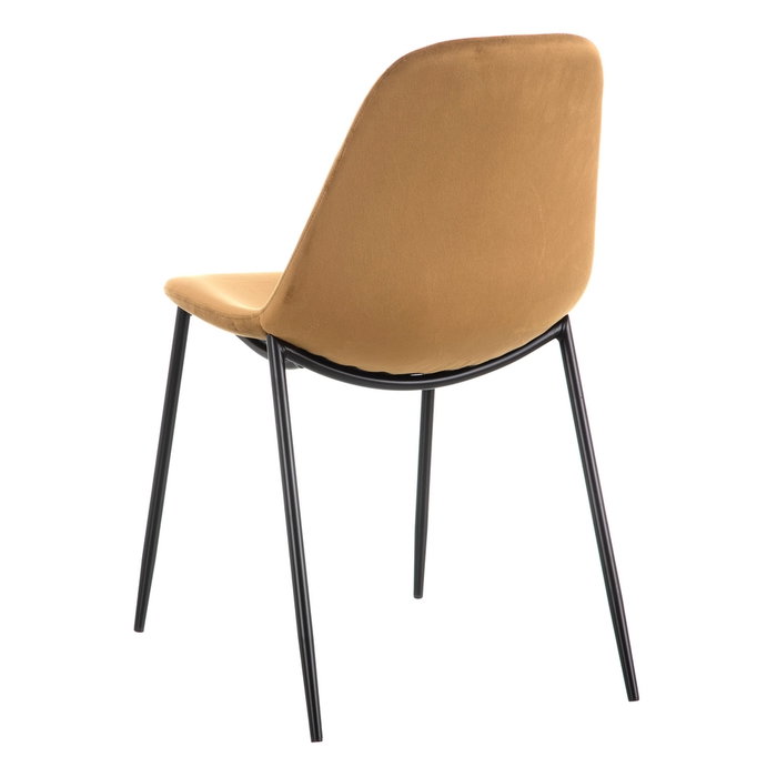 Silla Marrón Tejido-Metal Salón 46 X 51 X 83,50 cm