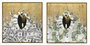 DKD Home Decor Cuadro Lienzo Resina 80x80x3,5 cm Surtido de 2