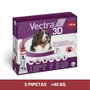 Vectra 3D Spot-on para Perros +40kg, 3 Pipetas