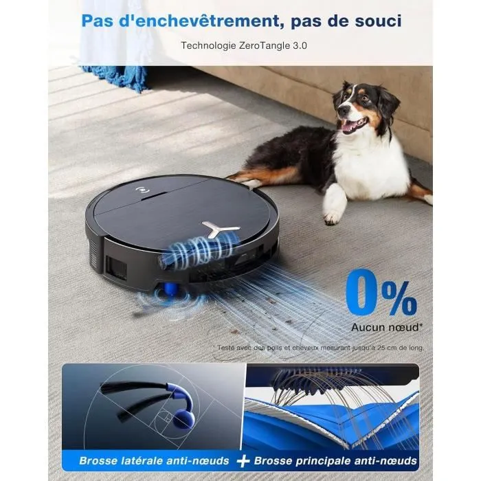 Ecovacs DEEBOT X9 PRO Aspiradora Robot - 16600 Pa - Tecnología BLAST - Autolimpieza Instantánea