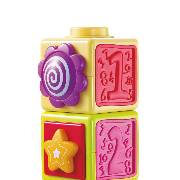 Tachan Cubos de Aprendizaje y Actividades Encajables Educativos con Colores Brillantes para +12 Meses Tachan Cubos de Aprendizaje y Actividades Encajables Educativos con Colores Brillantes para +12 Meses