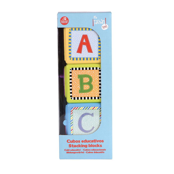 Tachan Cubos de Aprendizaje y Actividades Encajables Educativos con Colores Brillantes para +12 Meses Tachan Cubos de Aprendizaje y Actividades Encajables Educativos con Colores Brillantes para +12 Meses