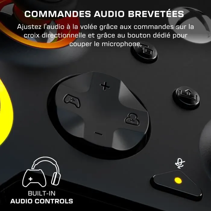 Turtle Beach TBC-2002-05 Mando RGB con cable Afterglow Wave Negro Xbox/PC