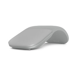 Microsoft Surface Arc Mouse - Ratón Bluetooth Ambidiestro para Portátil y Viajes, Color Gris