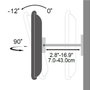 Techly Soporte de pared para LCD de hasta 70 pulgadas