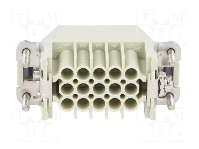 HARTING Han® D Plantilla de contacto macho 15 Pos.