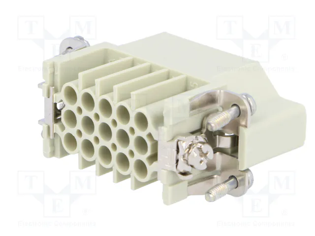 HARTING Han® D Plantilla de contacto macho 15 Pos.