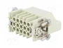 HARTING Han® D Plantilla de contacto macho 15 Pos.