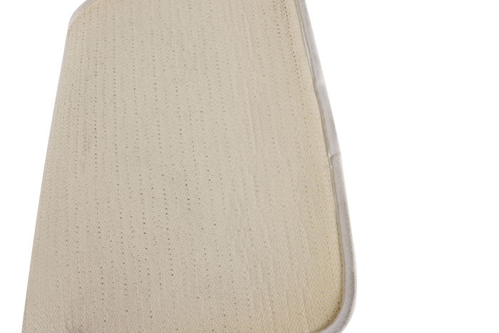 DKD Home Decor Alfombra Geometrical Glam Blanco Dorado 60 x 40 x 1 cm (6 Unidades)