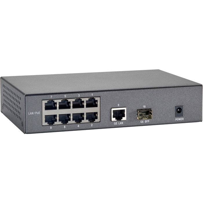 LevelOne FGP-1000 Switch PoE Fast Ethernet 8 puertos 1GE 1SFP 120W