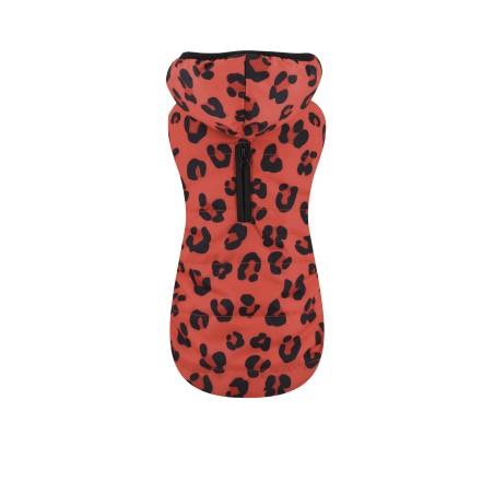 Nayeco Chaqueta con Capucha Red Leopard 35cm Nayeco Chaqueta con Capucha Red Leopard 35cm