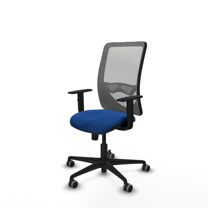 PIQUERAS Y CRESPO Silla de oficina Zulema con mecanismo Sincro, Azul y Gris PIQUERAS Y CRESPO Silla de oficina Zulema con mecanismo Sincro, Azul y Gris