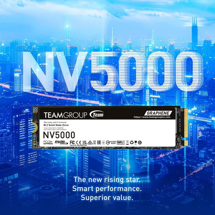 Team Group NV5000 2 TB M.2 NVMe PCIe 4.0 Team Group NV5000 2 TB M.2 NVMe PCIe 4.0