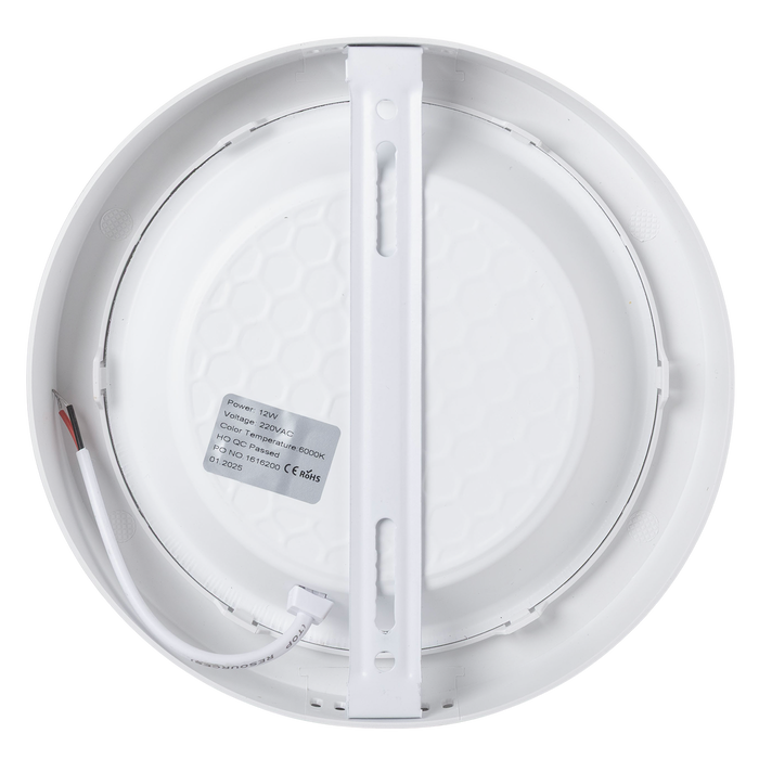 Plafón de Superficie LED 12W 1200Lm Blanco Frío 6000K IP20 Plafón de Superficie LED 12W 1200Lm Blanco Frío 6000K IP20