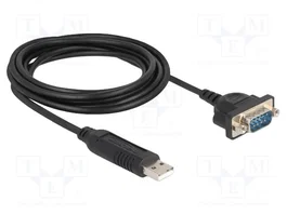 DeLOCK Adaptador USB 2.0 a RS-232 D-Sub 9, 1,8 m