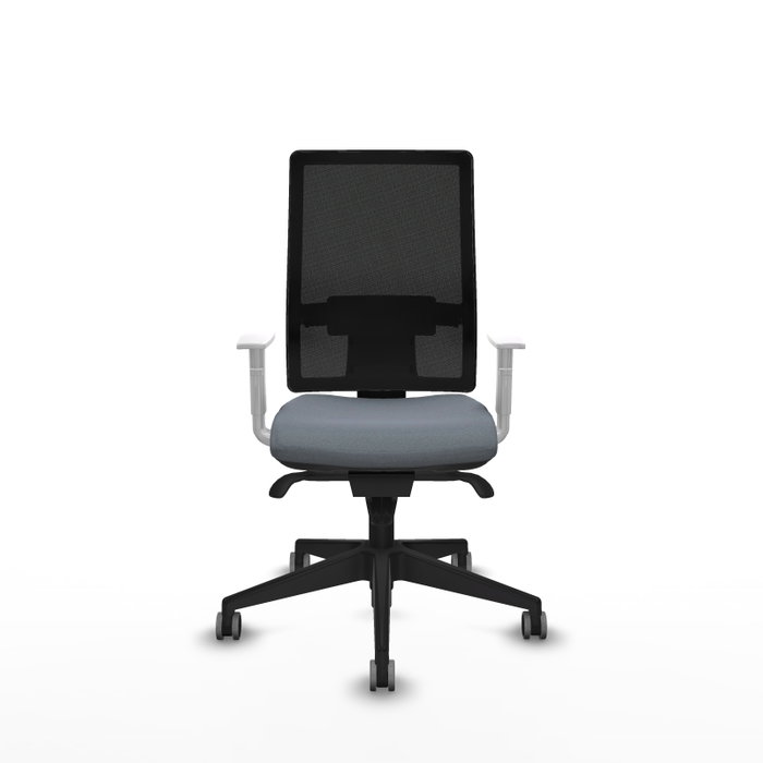PIQUERAS Y CRESPO Silla de oficina Horna Gris con Respaldo de Malla Negro PIQUERAS Y CRESPO Silla de oficina Horna Gris con Respaldo de Malla Negro