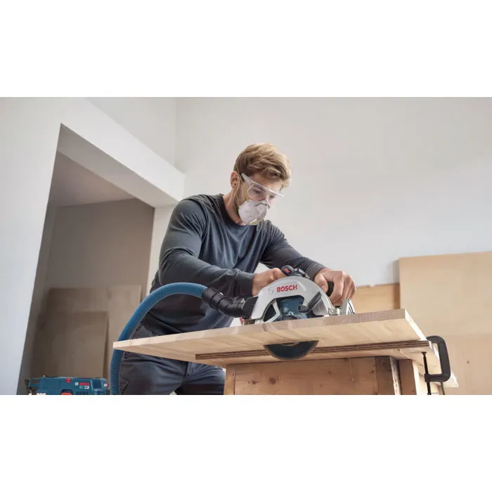Bosch Professional Sierra circular inalámbrica GKS 18V-68-2 - 18V - 190 mm con guía paralela y hoja de sierra para madera