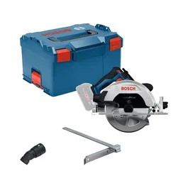 Bosch Professional Sierra circular inalámbrica GKS 18V-68-2 - 18V - 190 mm con guía paralela y hoja de sierra para madera