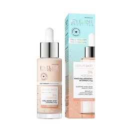 Eveline Serum Shot 5% Cafeína Contorno De Ojos Contra La Hinchazón 30 Ml