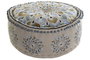 DKD Home Decor Cojín Suelo Algodón 60x60x27 Azul