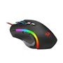 Redragon M607 Griffin Ratón Gaming para Mano Derecha - Cableado USB, 7200 DPI, RGB, 7 Botones, Negro, Ergonómico