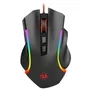 Redragon M607 Griffin Ratón Gaming para Mano Derecha - Cableado USB, 7200 DPI, RGB, 7 Botones, Negro, Ergonómico