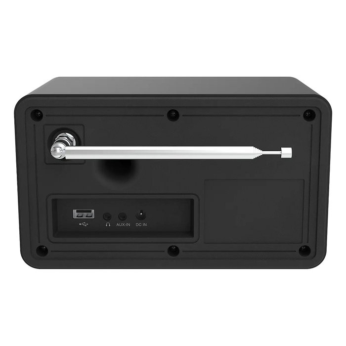 Telestar TOP 200 Radio Portátil Multifunción Digital/Analógica con DAB+, FM, Bluetooth 5.3, WiFi, Pantalla TFT 2.4", MP3, Negro