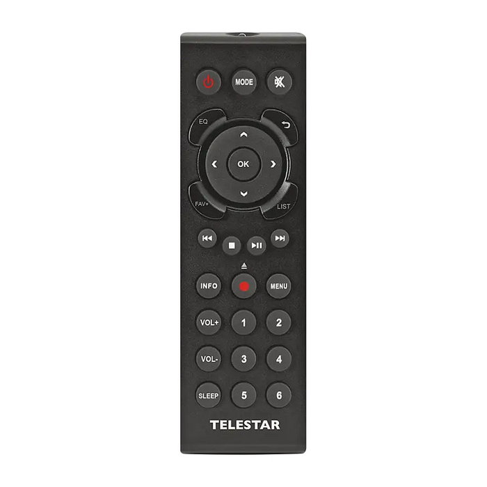 Telestar TOP 200 Radio Portátil Multifunción Digital/Analógica con DAB+, FM, Bluetooth 5.3, WiFi, Pantalla TFT 2.4", MP3, Negro