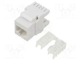 GOOBAY Módulo RJ45 Keystone Blanco Cat 5e