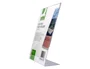 Q-connect Expositor sobremesa metacrilato forma L 213x300 mm