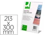 Q-connect Expositor sobremesa metacrilato forma L 213x300 mm
