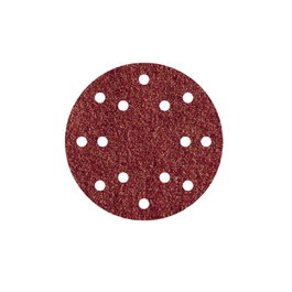 FLEXOVIT Disco Velcro Corindón 150mm Grano 120 6+8 Agujeros