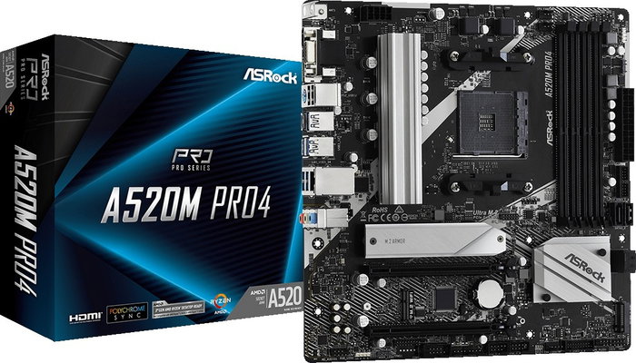 ASRock A520M PRO 4 micro ATX