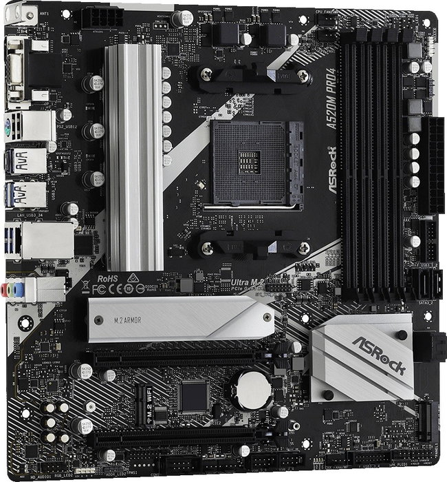 ASRock A520M PRO 4 micro ATX