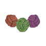 Nayeco Pack de 6 Pelotas de Cuerda Dental Bicolor de 6cm