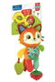 Clementoni Peluche de Viaje Zorrito para Estimular y Distraer - Juguete para Bebés 0+ Meses - 18x16x7.5 cm