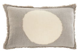 DKD Home Decor Cojin Tradicional India lino 1c25 Natural Lino 8 x 40 x 60 cm (2 Unidades)