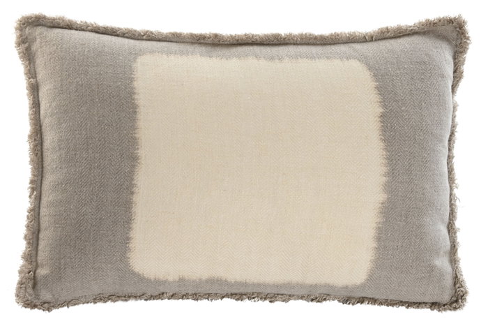 DKD Home Decor Cojín de Lino Natural 60x40x8 cm
