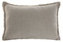 DKD Home Decor Cojín de Lino Natural 60x40x8 cm